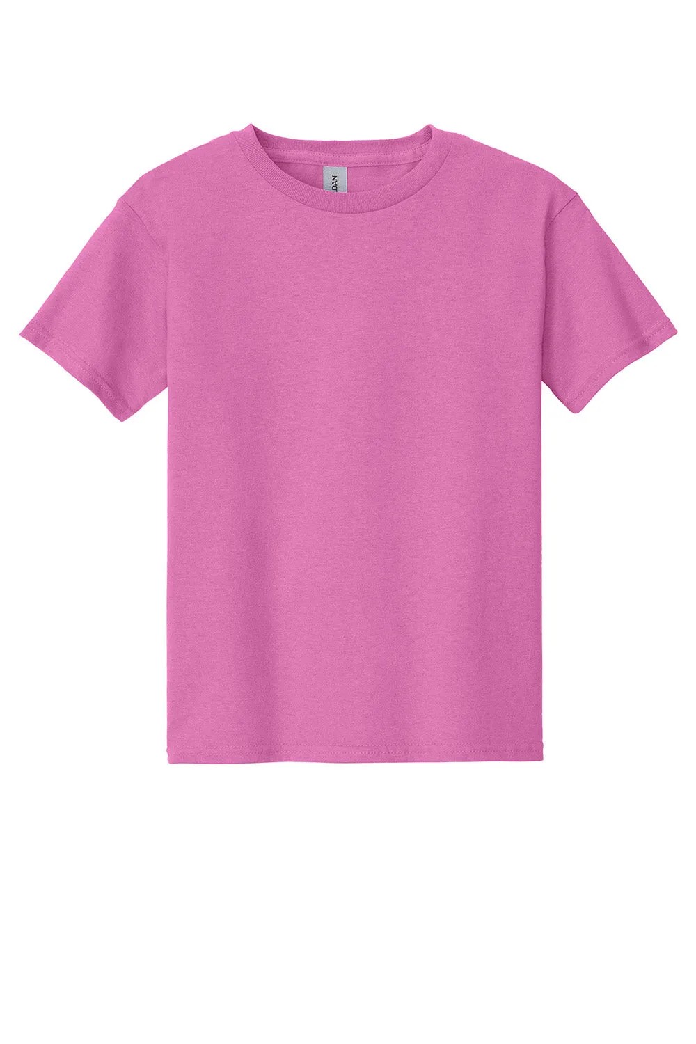 Gildan Youth Short Sleeve Crewneck T-Shirt - Azalea Pink
