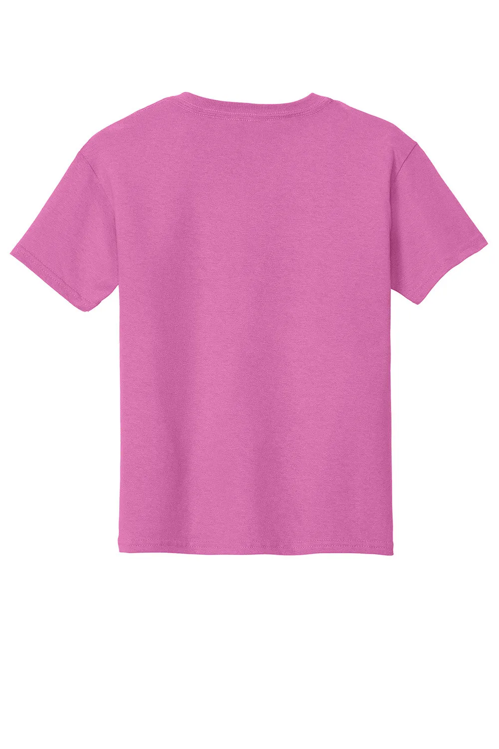 Gildan Youth Short Sleeve Crewneck T-Shirt - Azalea Pink