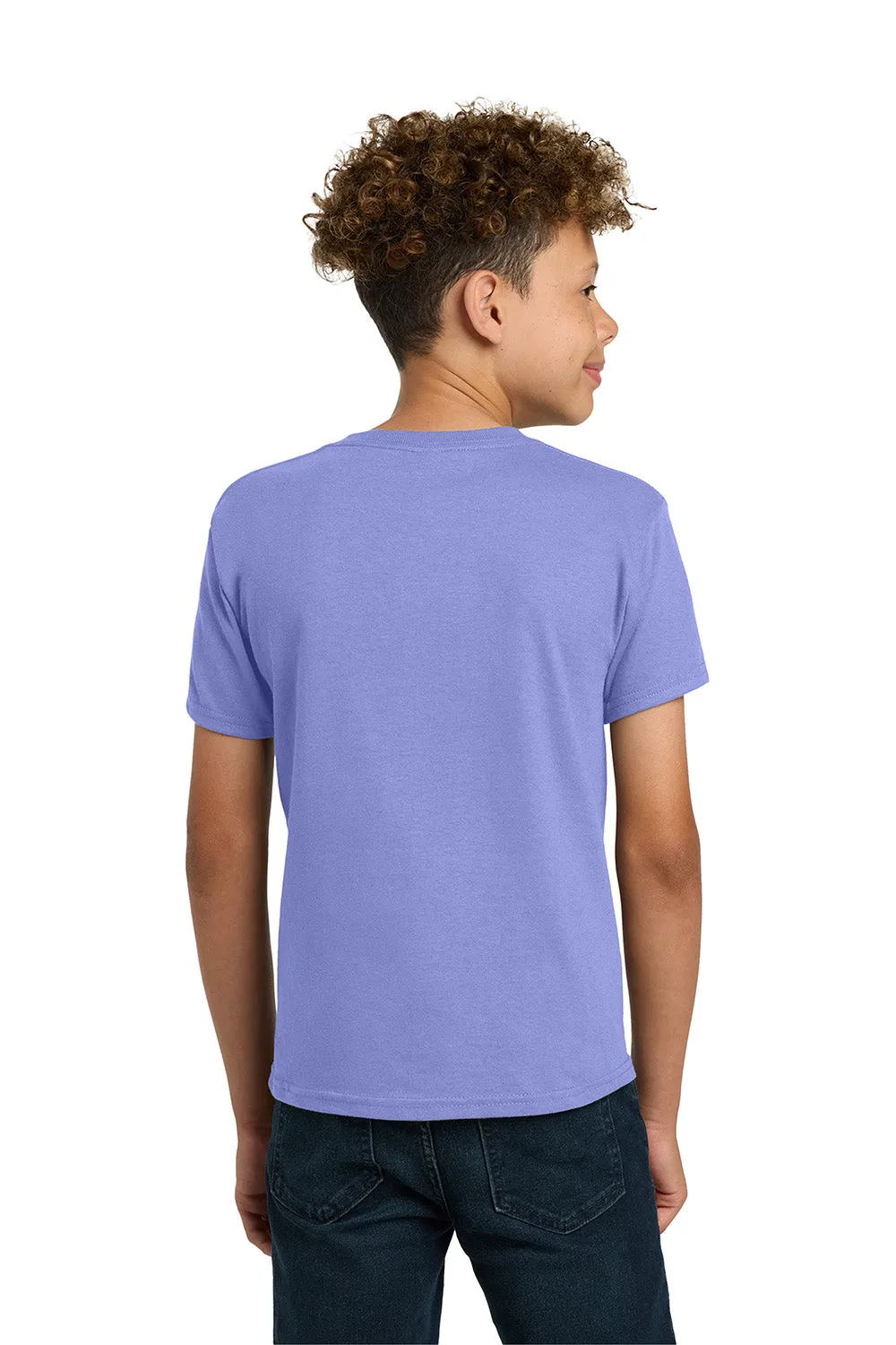 Gildan Youth Short Sleeve Crewneck T-Shirt - Violet Purple
