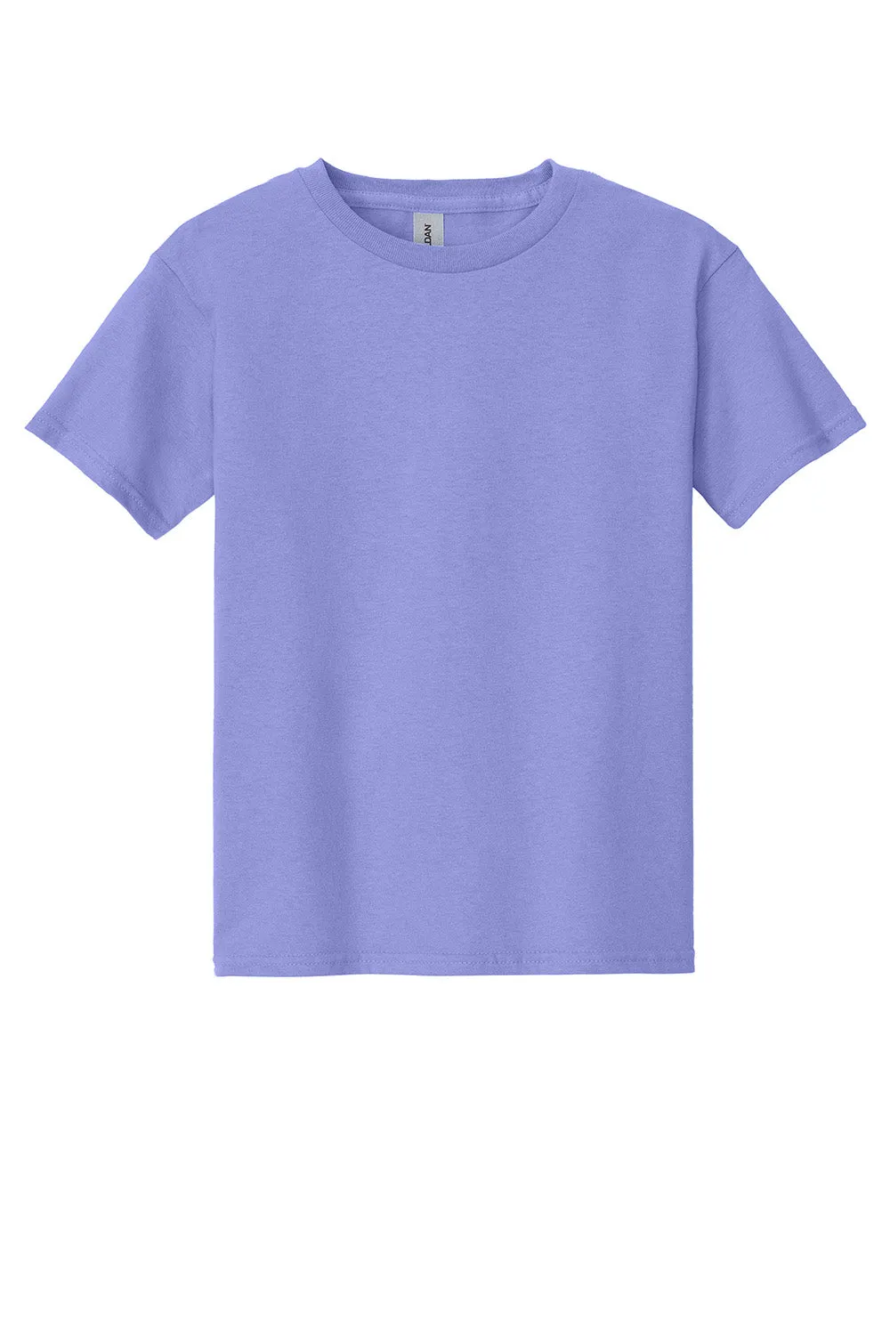 Gildan Youth Short Sleeve Crewneck T-Shirt - Violet Purple