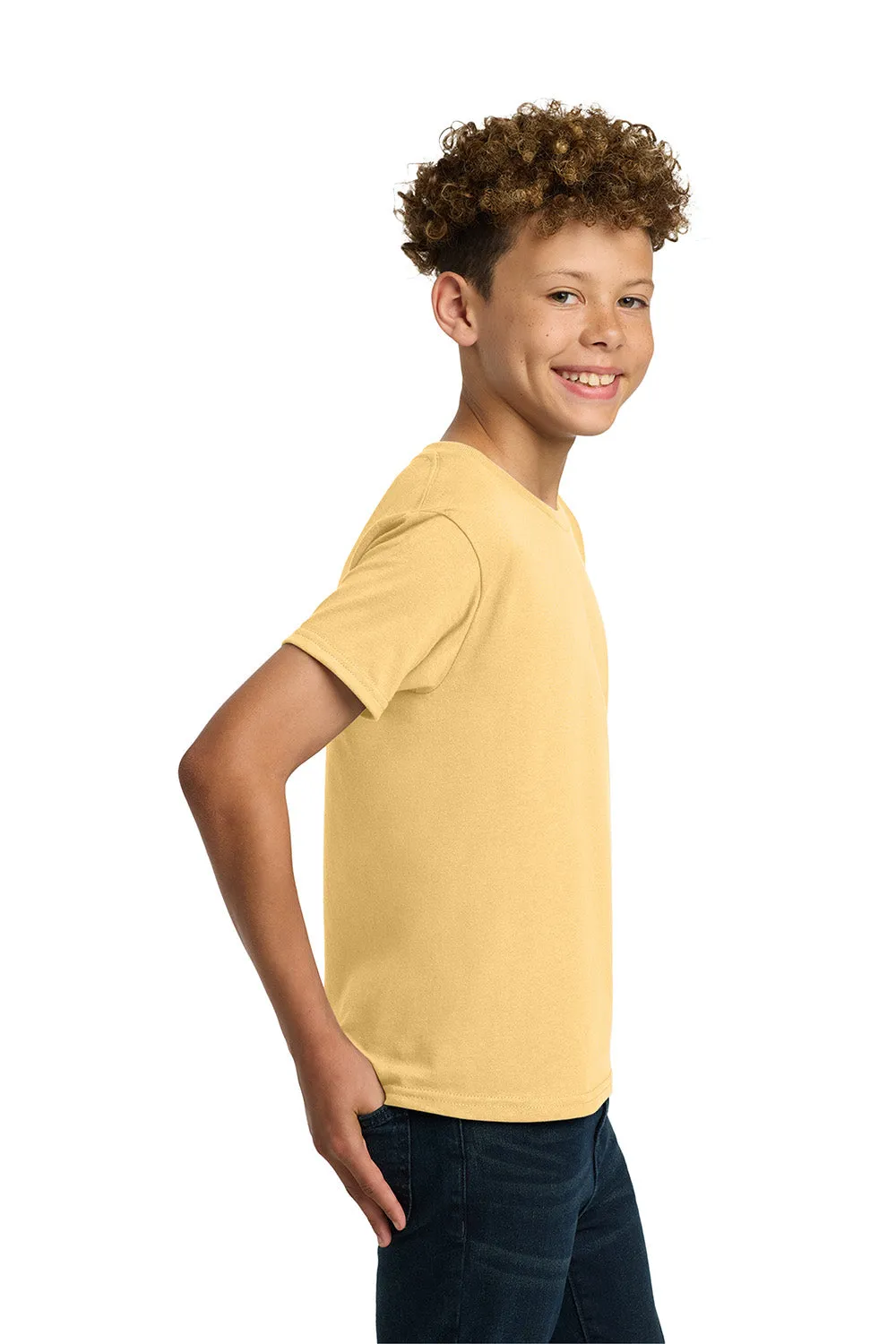 Gildan Youth Short Sleeve Crewneck T-Shirt - Yellow Haze