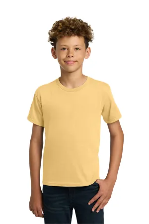 Gildan Youth Short Sleeve Crewneck T-Shirt - Yellow Haze