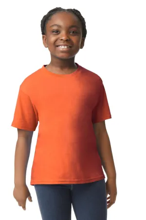 Gildan Youth Softstyle Short Sleeve Crewneck T-Shirt - Orange