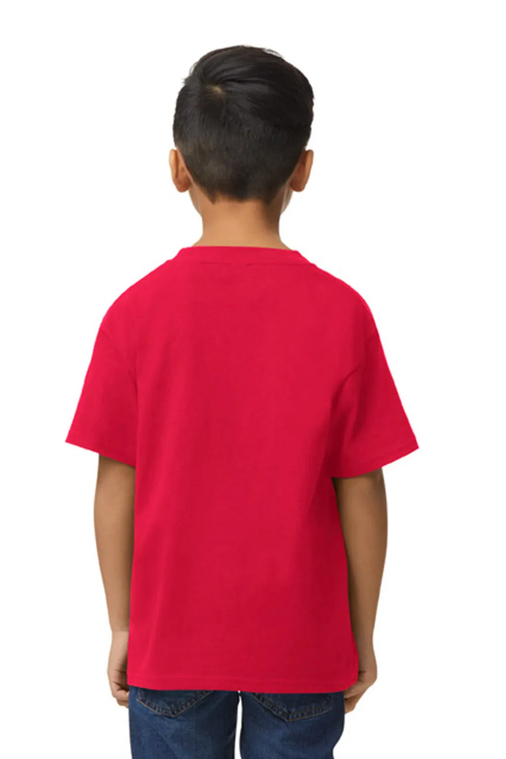 Gildan Youth Softstyle Short Sleeve Crewneck T-Shirt - Red