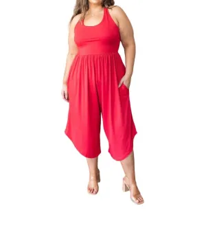 Good Idea Jumpsuit In Red