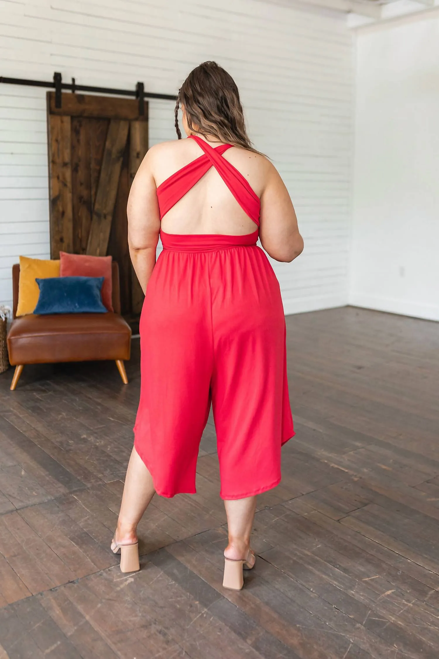 Good Idea Jumpsuit In Red