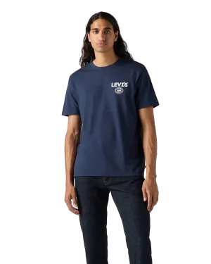 Graphic Coolmax T-Shirt in Navy Blazer