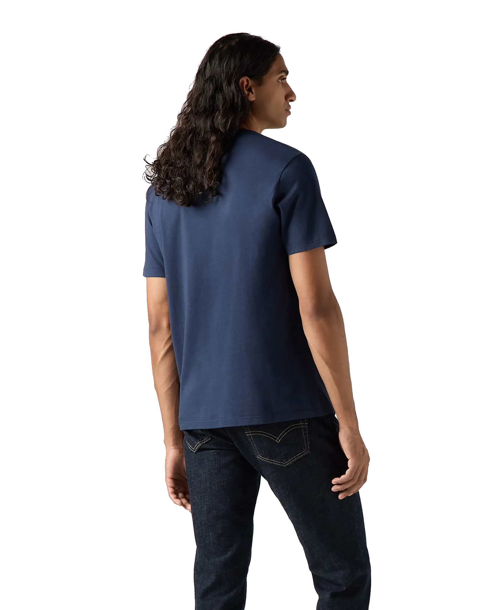 Graphic Coolmax T-Shirt in Navy Blazer