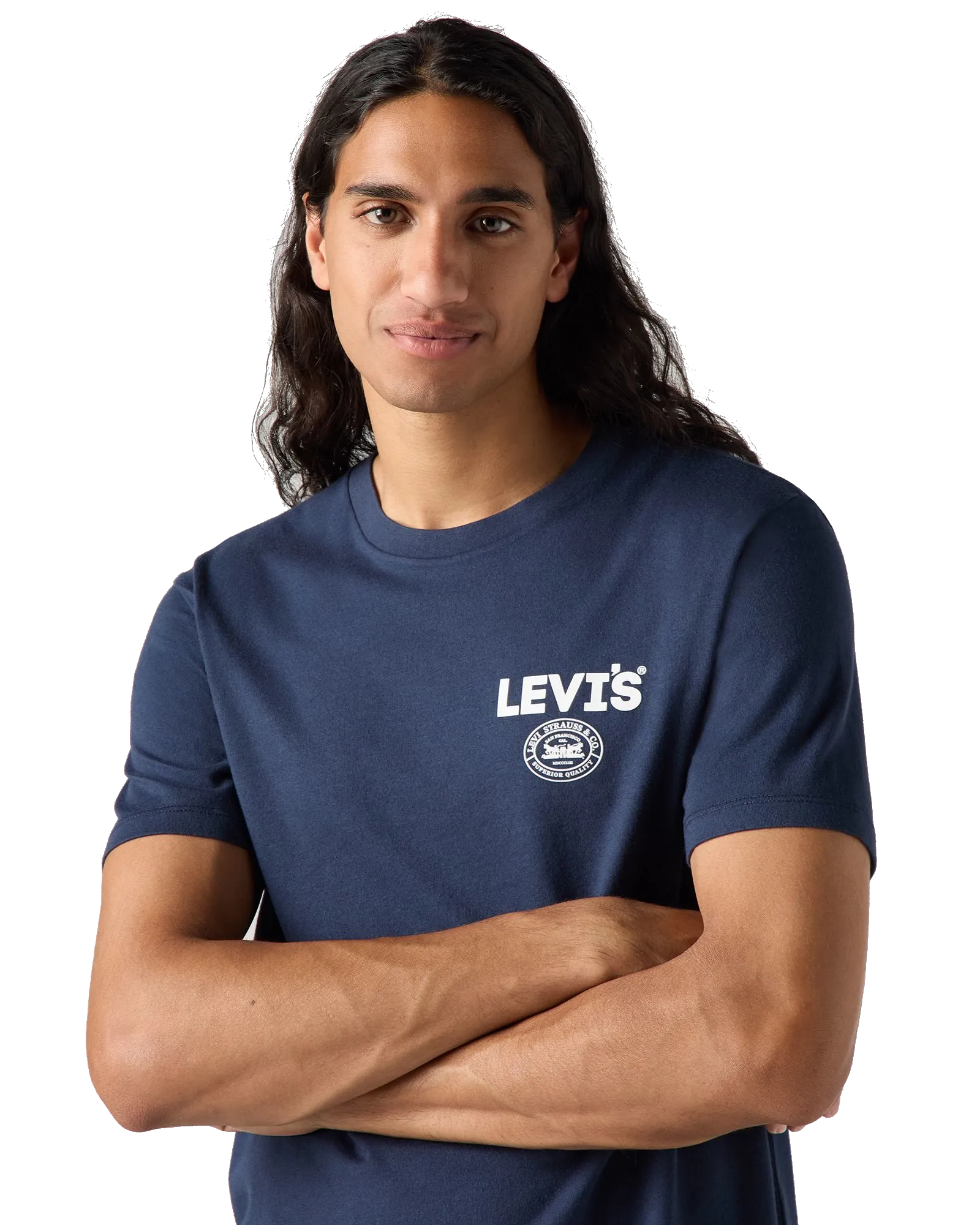 Graphic Coolmax T-Shirt in Navy Blazer