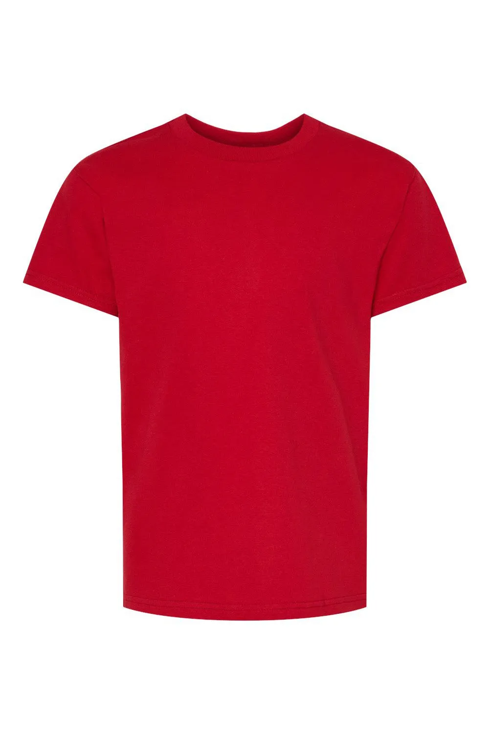 Hanes Youth ComfortSoft Short Sleeve Crewneck T-Shirt - Athletic Crimson Red