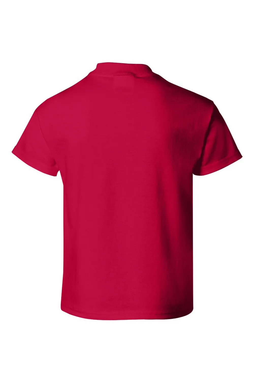 Hanes Youth ComfortSoft Short Sleeve Crewneck T-Shirt - Deep Red