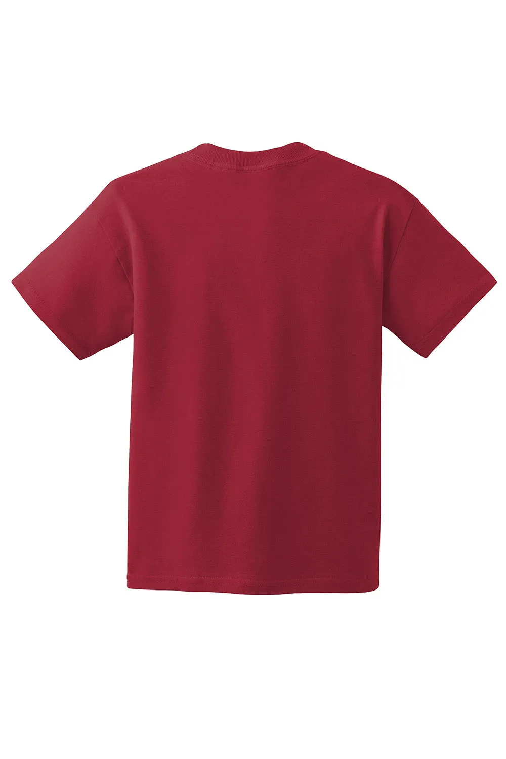 Hanes Youth ComfortSoft Short Sleeve Crewneck T-Shirt - Deep Red