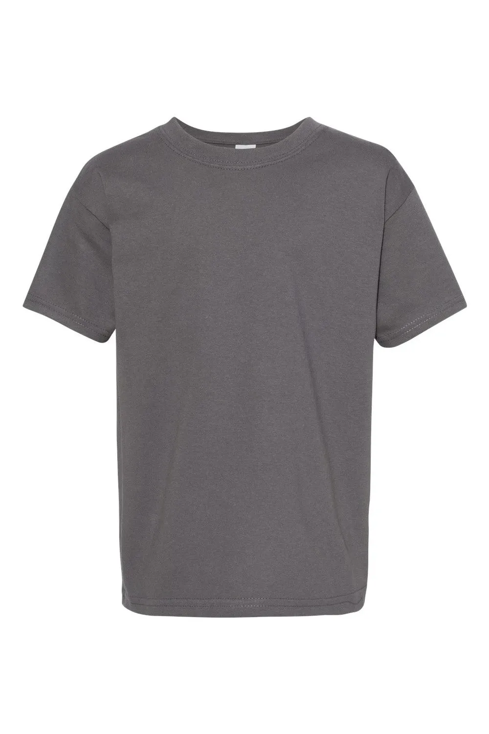 Hanes Youth ComfortSoft Short Sleeve Crewneck T-Shirt - Smoke Grey