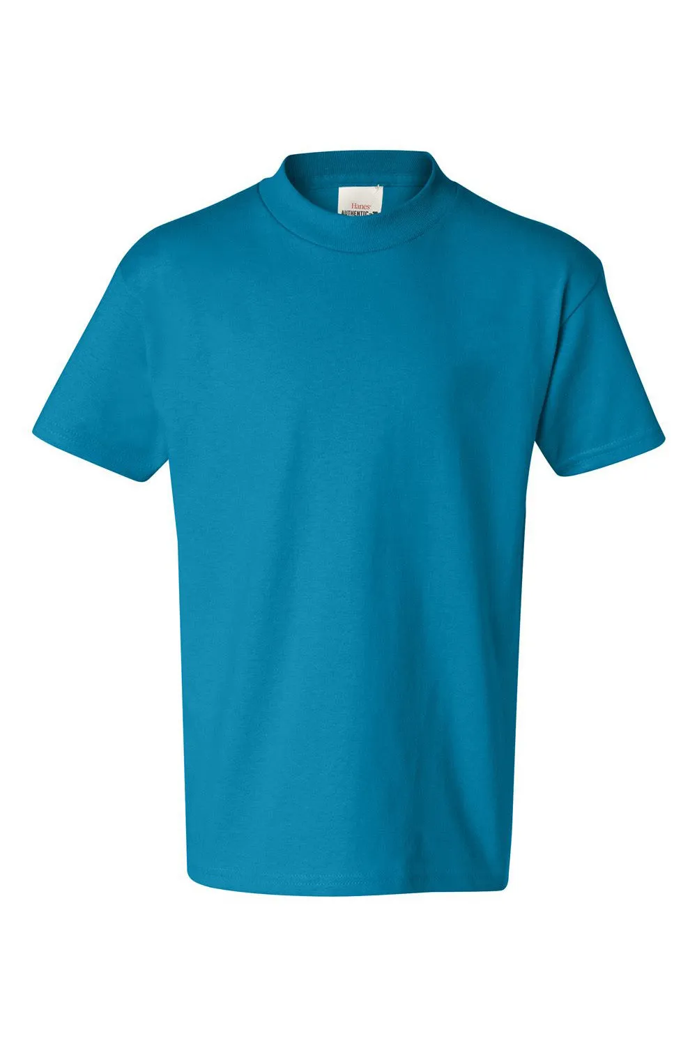 Hanes Youth ComfortSoft Short Sleeve Crewneck T-Shirt - Teal Blue