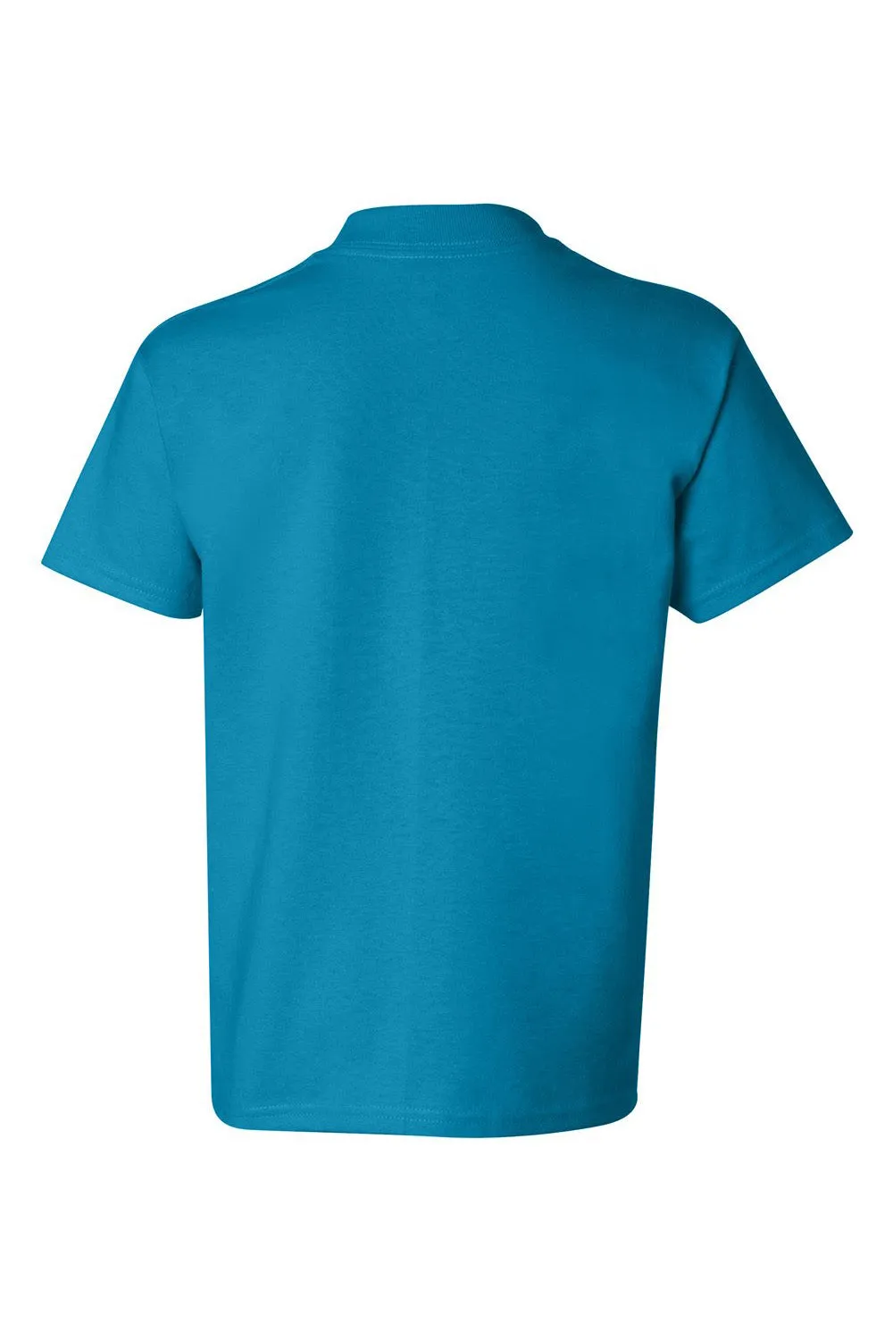 Hanes Youth ComfortSoft Short Sleeve Crewneck T-Shirt - Teal Blue