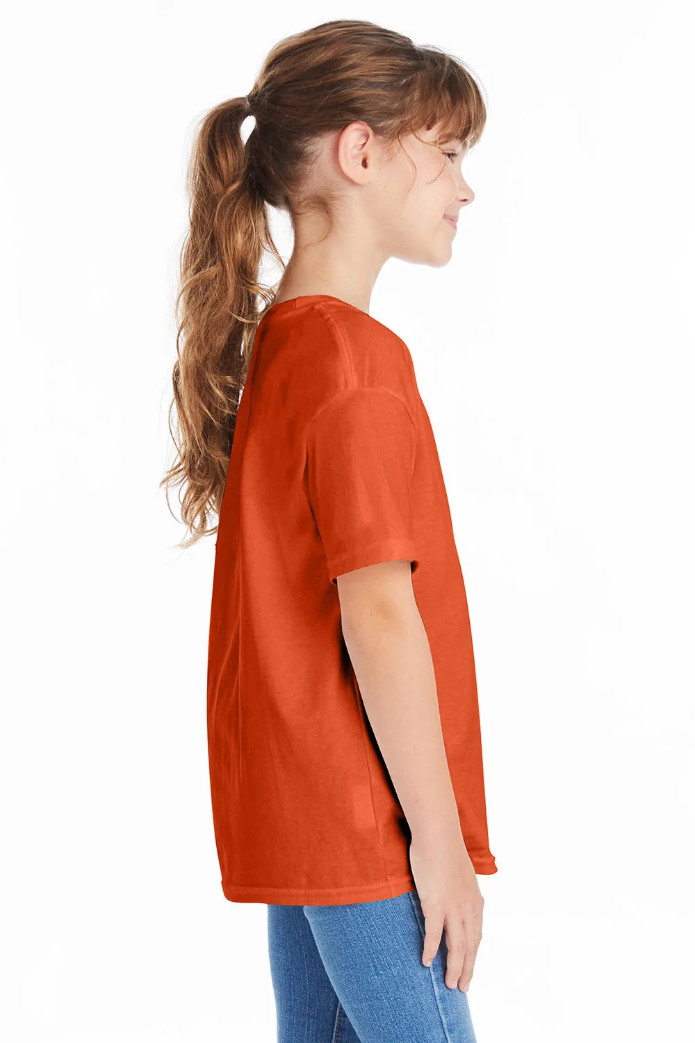 Hanes Youth ComfortSoft Short Sleeve Crewneck T-Shirt - Texas Orange