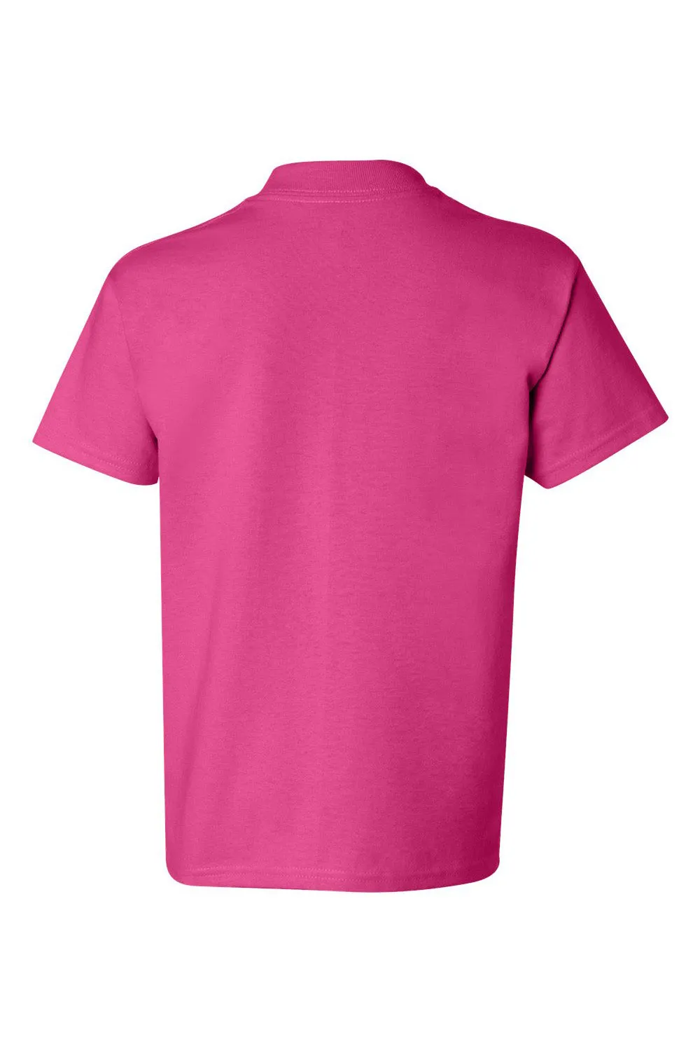 Hanes Youth ComfortSoft Short Sleeve Crewneck T-Shirt - Wow Pink