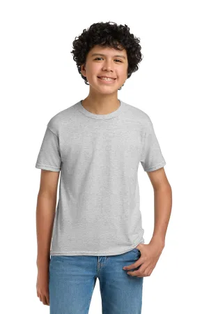 Hanes Youth EcoSmart Short Sleeve Crewneck T-Shirt - Ash Grey