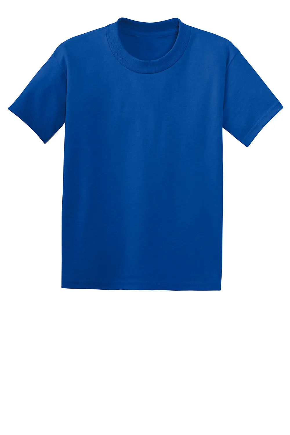 Hanes Youth EcoSmart Short Sleeve Crewneck T-Shirt - Deep Royal Blue