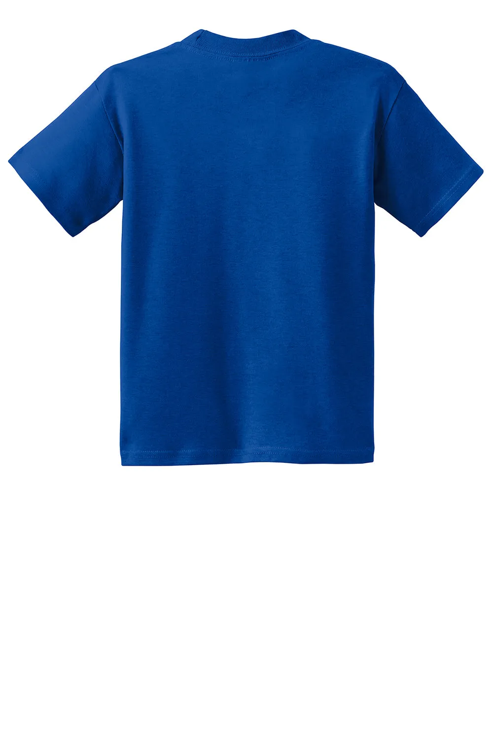 Hanes Youth EcoSmart Short Sleeve Crewneck T-Shirt - Deep Royal Blue