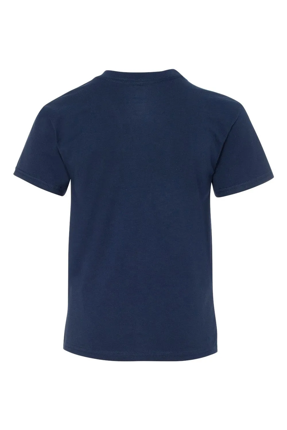 Hanes Youth Nano-T Short Sleeve Crewneck T-Shirt - Navy Blue