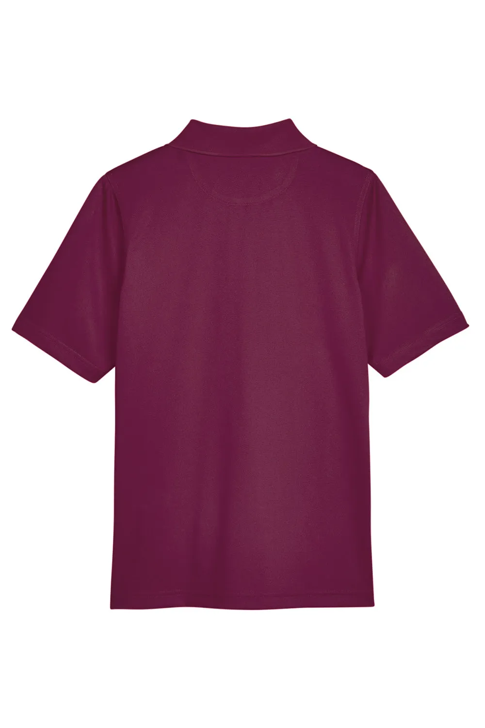 Harriton Womens Advantage Performance Moisture Wicking Short Sleeve Polo Shirt - Maroon