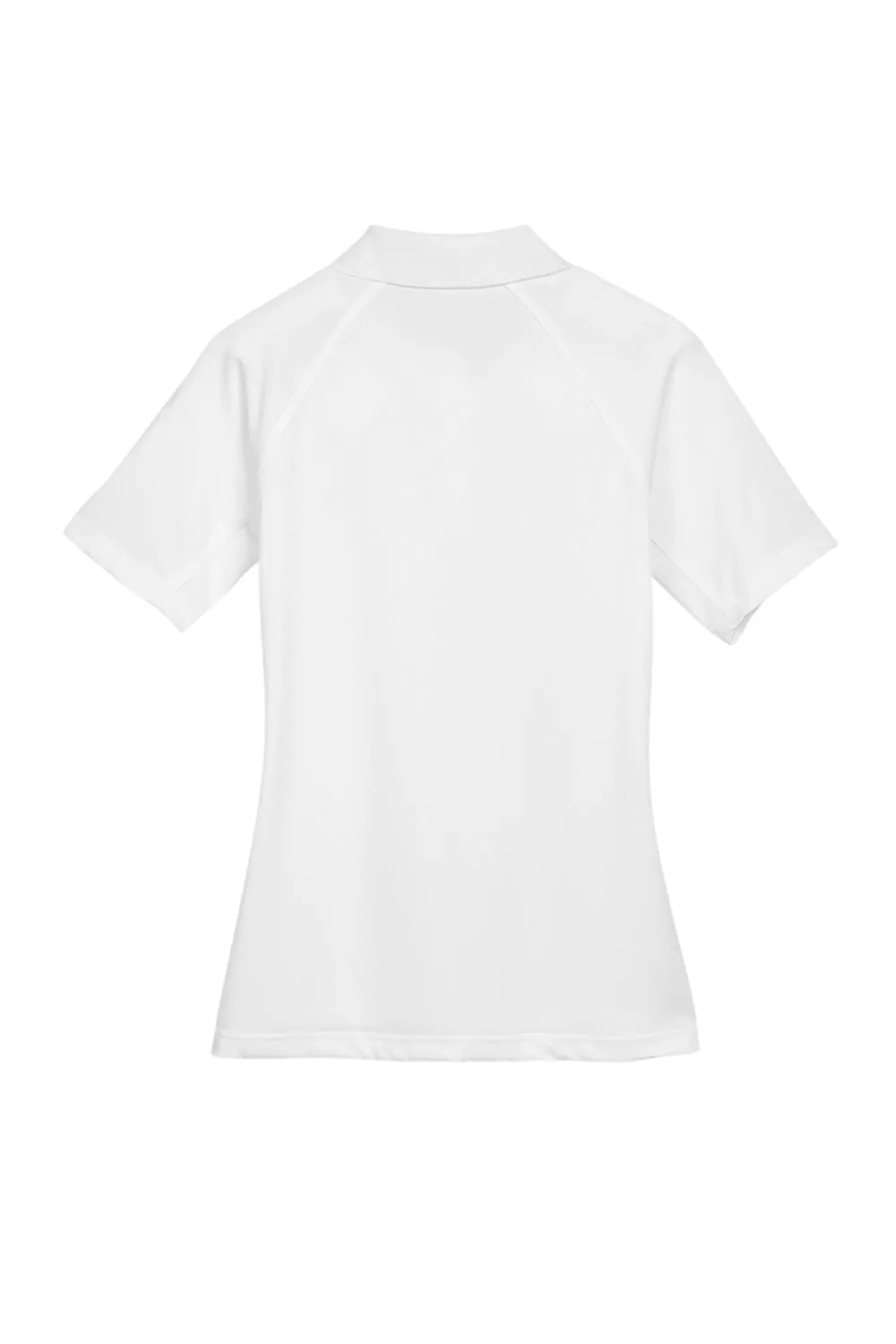Harriton Womens Advantage Tactical Moisture Wicking Short Sleeve Polo Shirt - White