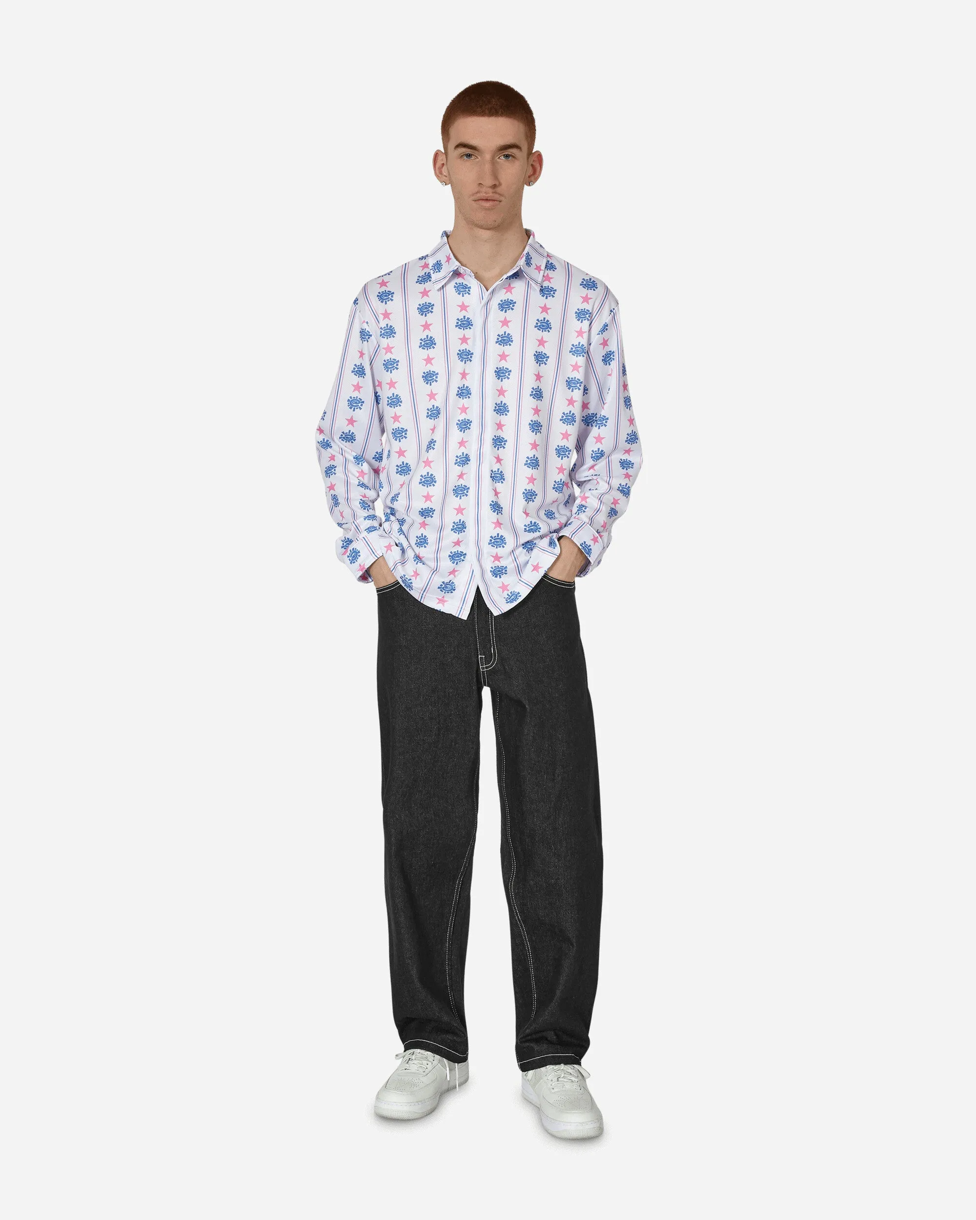 Hectic Hidden Placket Longsleeve Shirt Multicolor