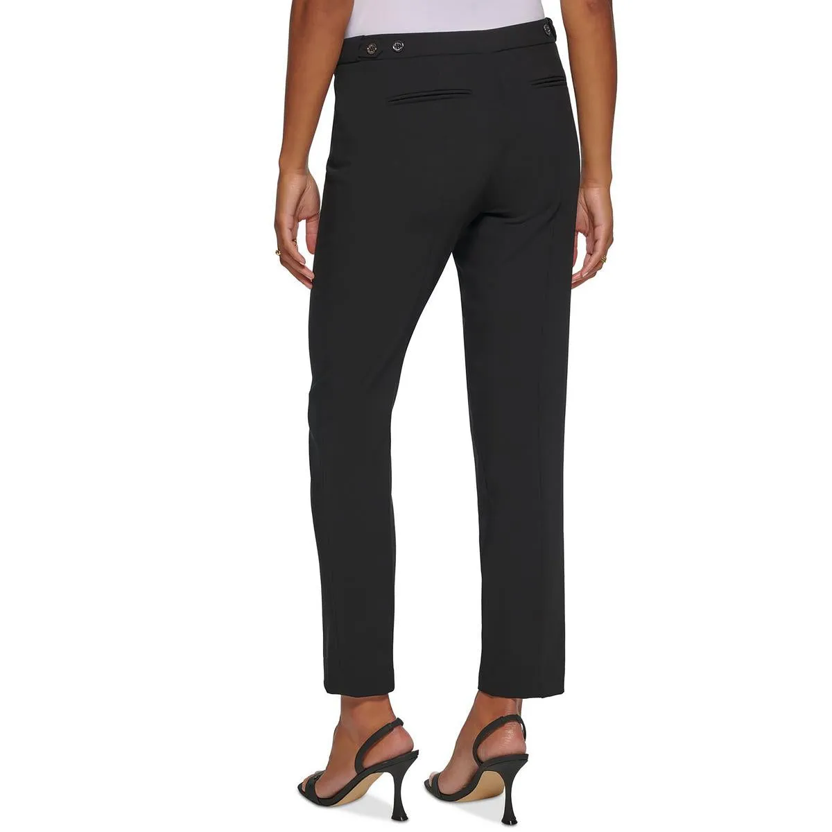 Highline Womens Woven Tapered Ankle Pants