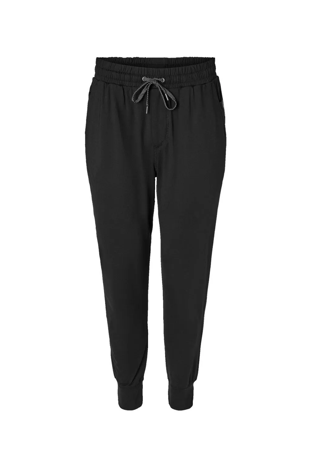 Holloway Mens Eco Revive Ventura Moisture Wicking Jogger Sweatpants w/ Pockets - Black