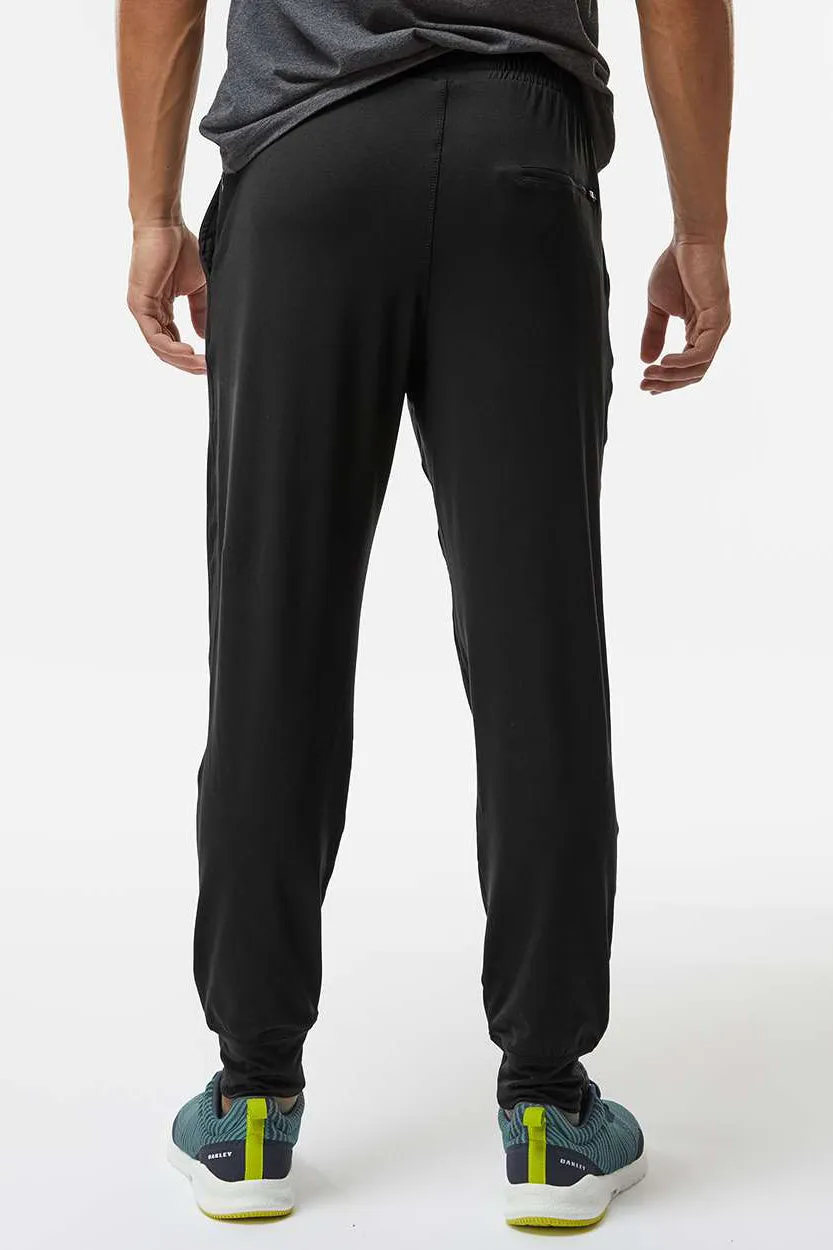 Holloway Mens Eco Revive Ventura Moisture Wicking Jogger Sweatpants w/ Pockets - Black