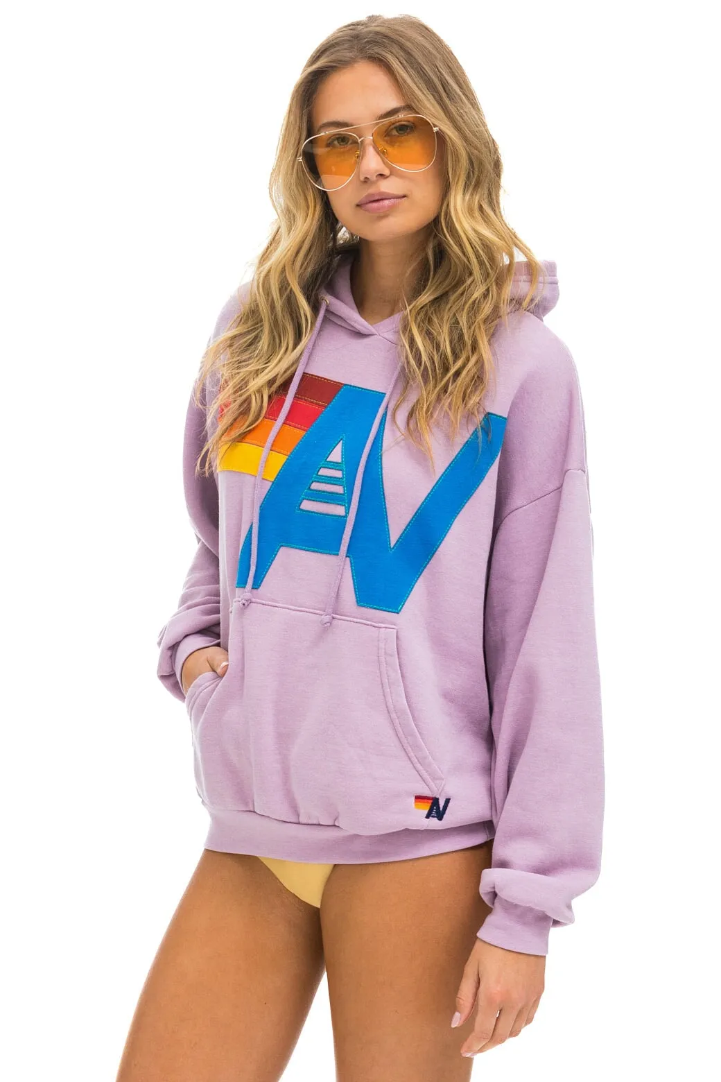 Hoodie Logo Stitch R Hdprxstlo Mauve