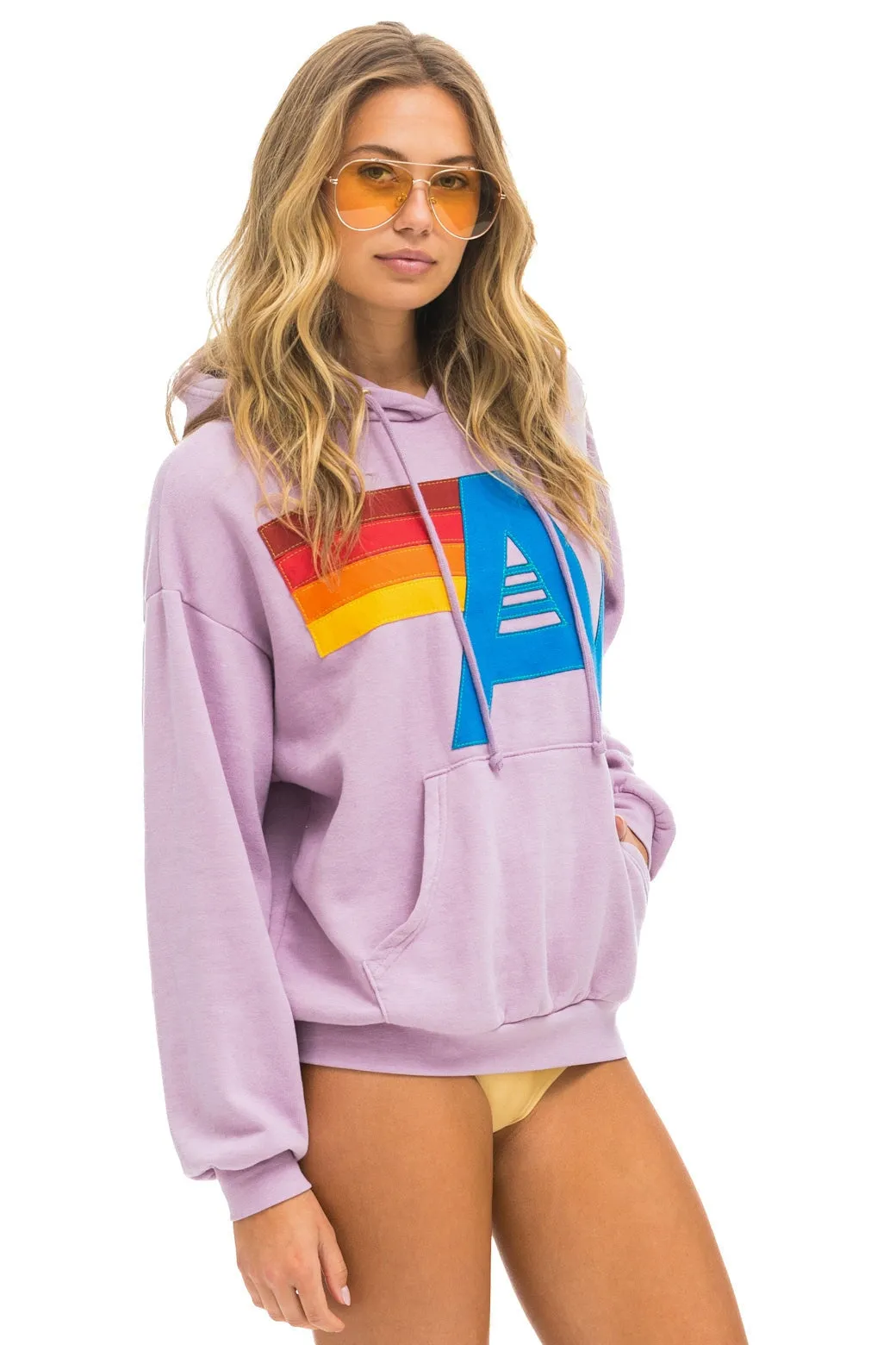 Hoodie Logo Stitch R Hdprxstlo Mauve