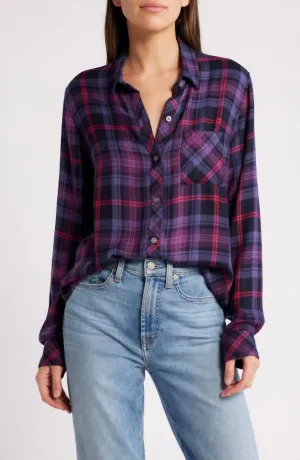 Hunter Shirt In Aubergine Magenta