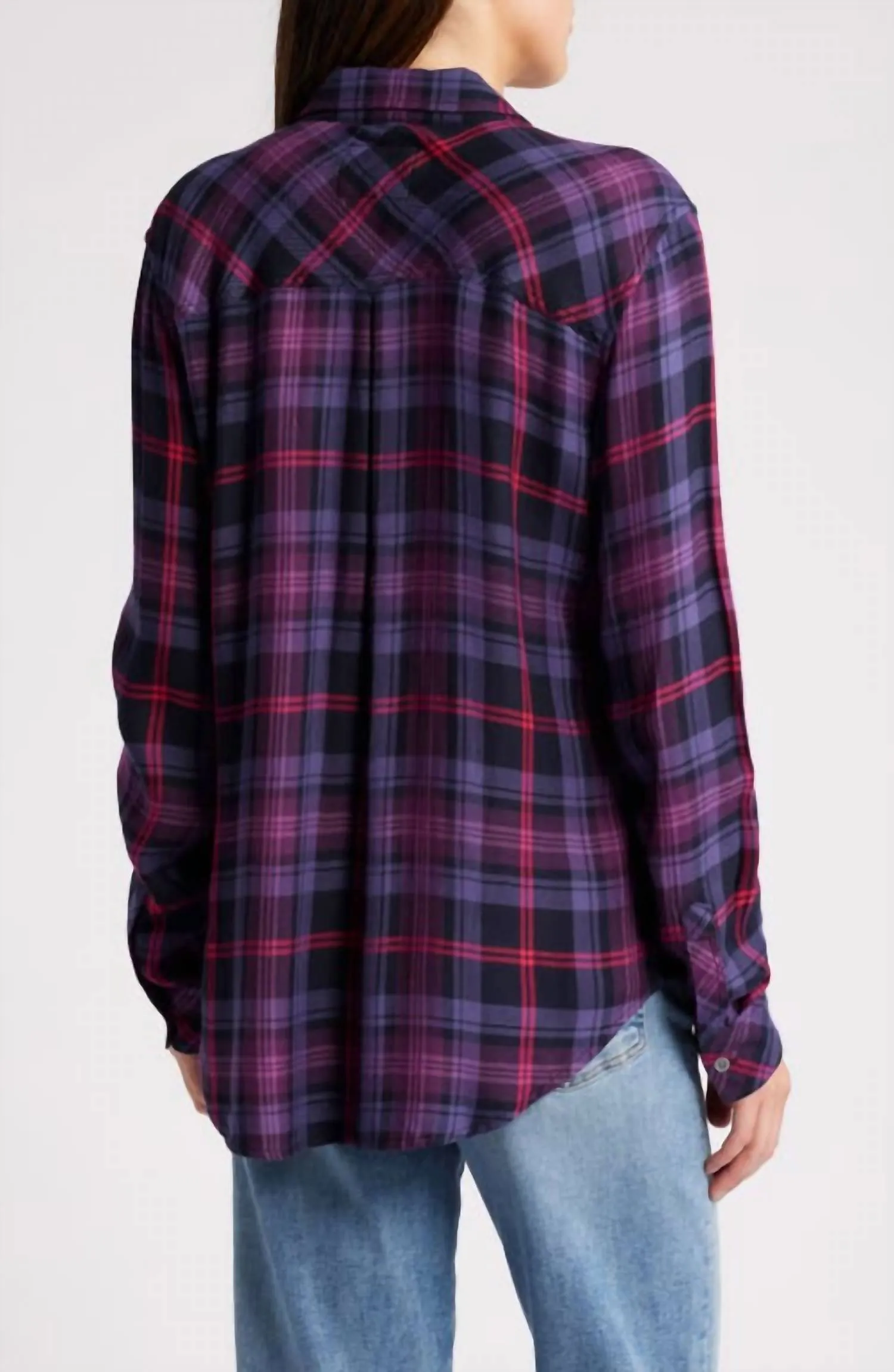 Hunter Shirt In Aubergine Magenta