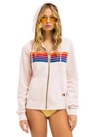 Jacket 5 Stripe Zip Hdrs5 Pink-Purple-Orange