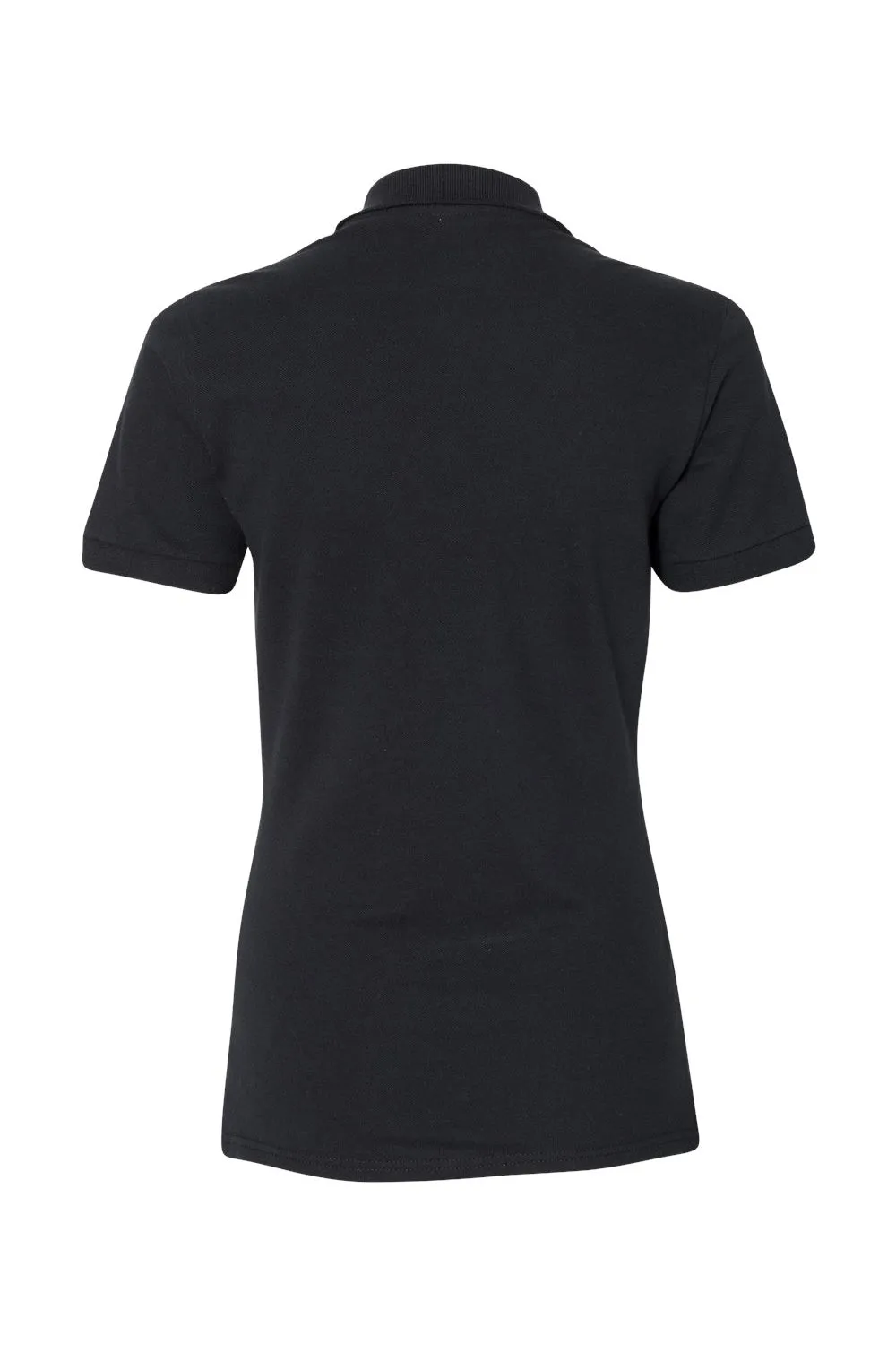 Jerzees Womens Short Sleeve Polo Shirt - Black