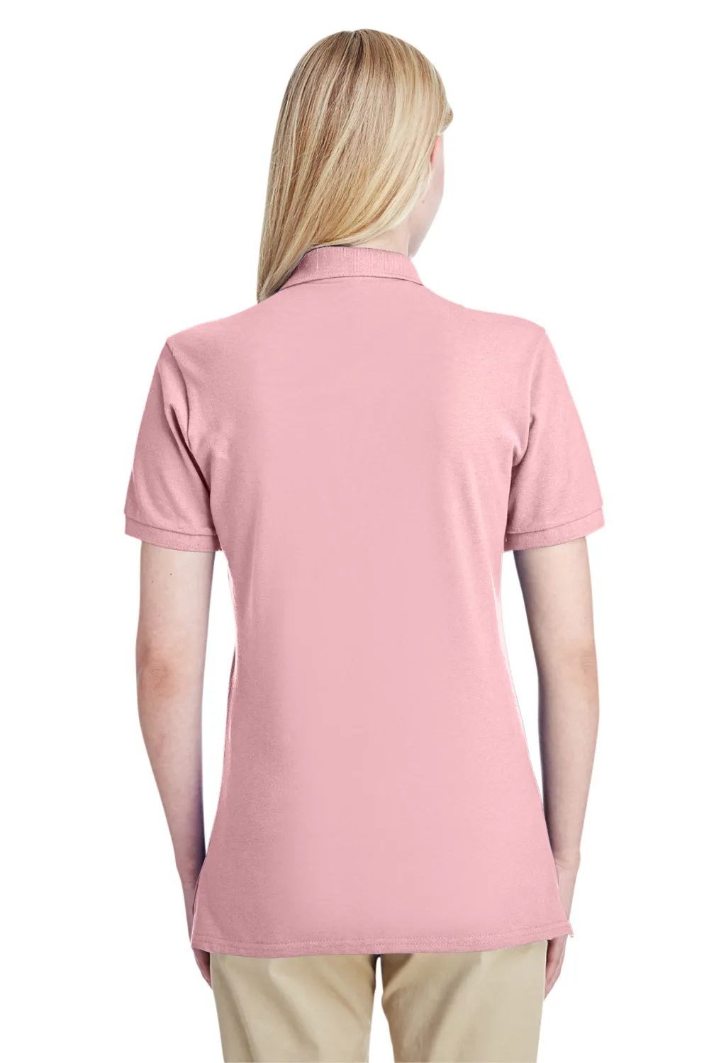 Jerzees Womens Short Sleeve Polo Shirt - Classic Pink