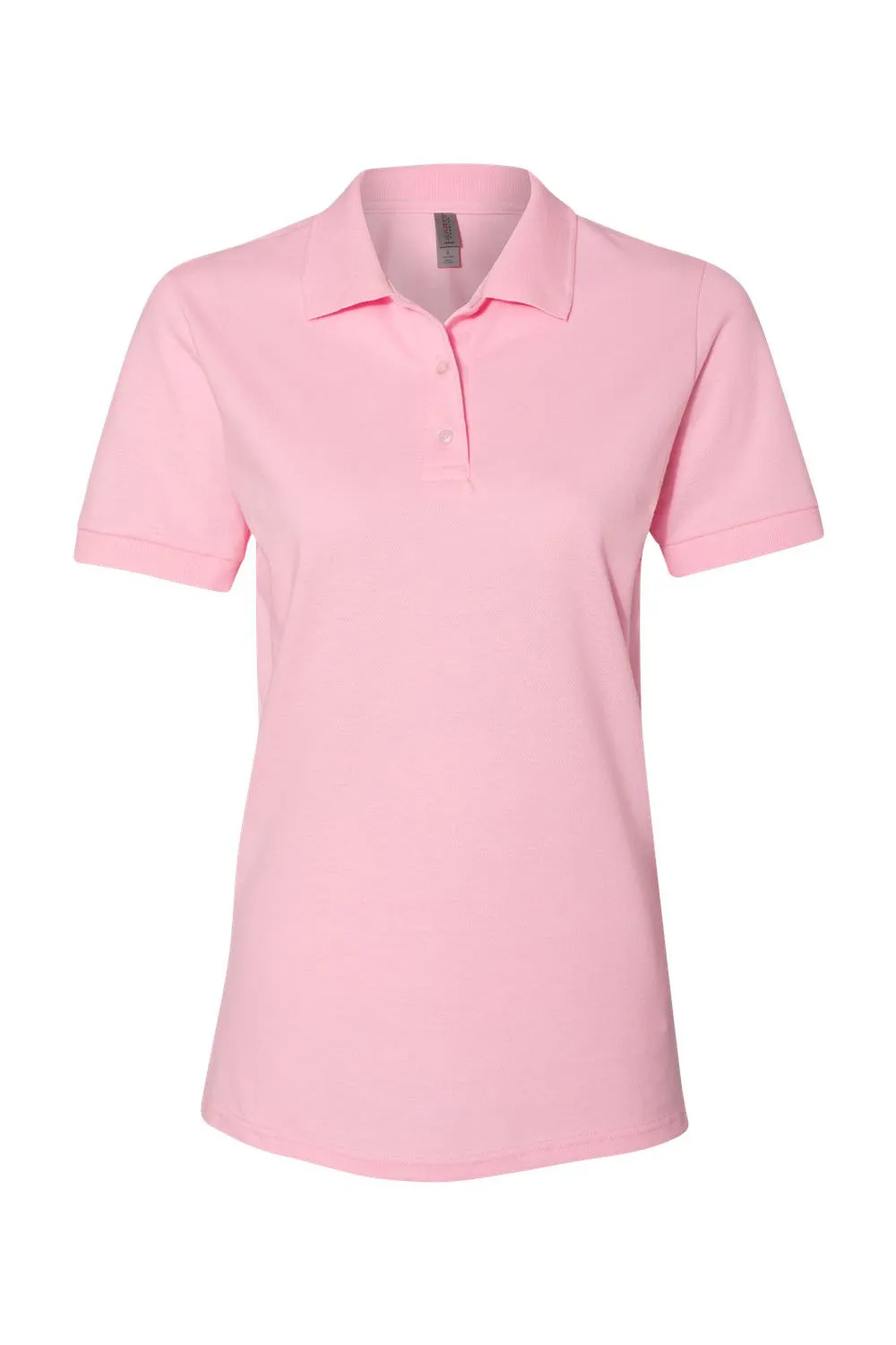 Jerzees Womens Short Sleeve Polo Shirt - Classic Pink
