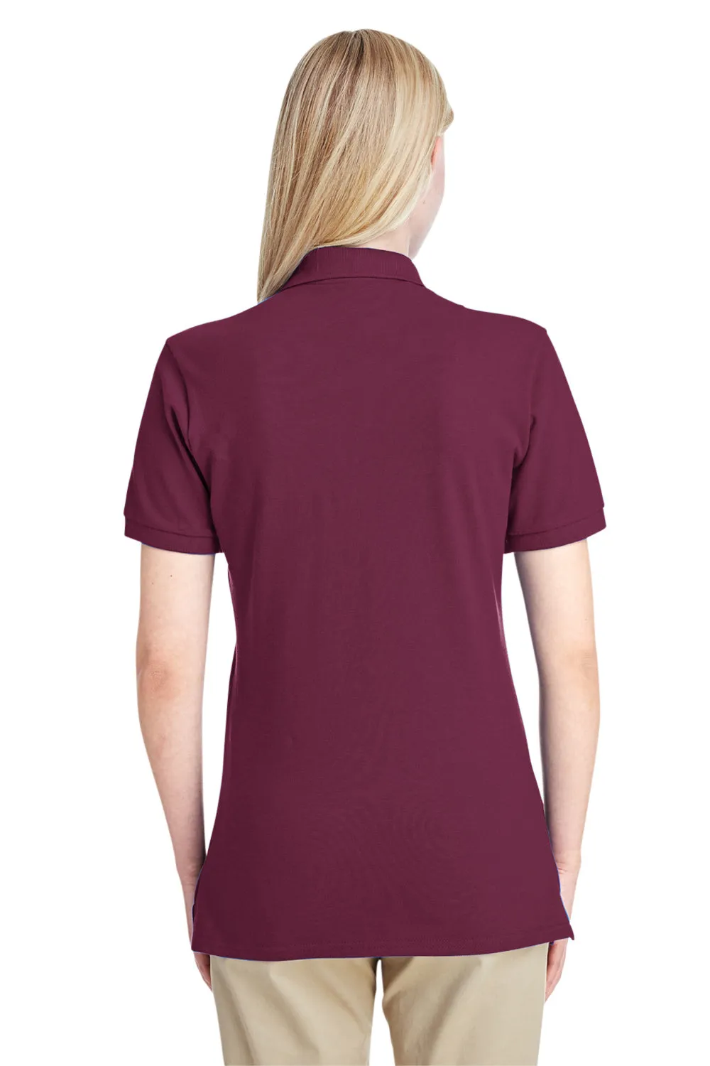 Jerzees Womens Short Sleeve Polo Shirt - Maroon