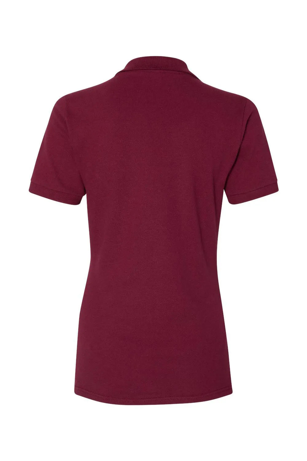 Jerzees Womens Short Sleeve Polo Shirt - Maroon
