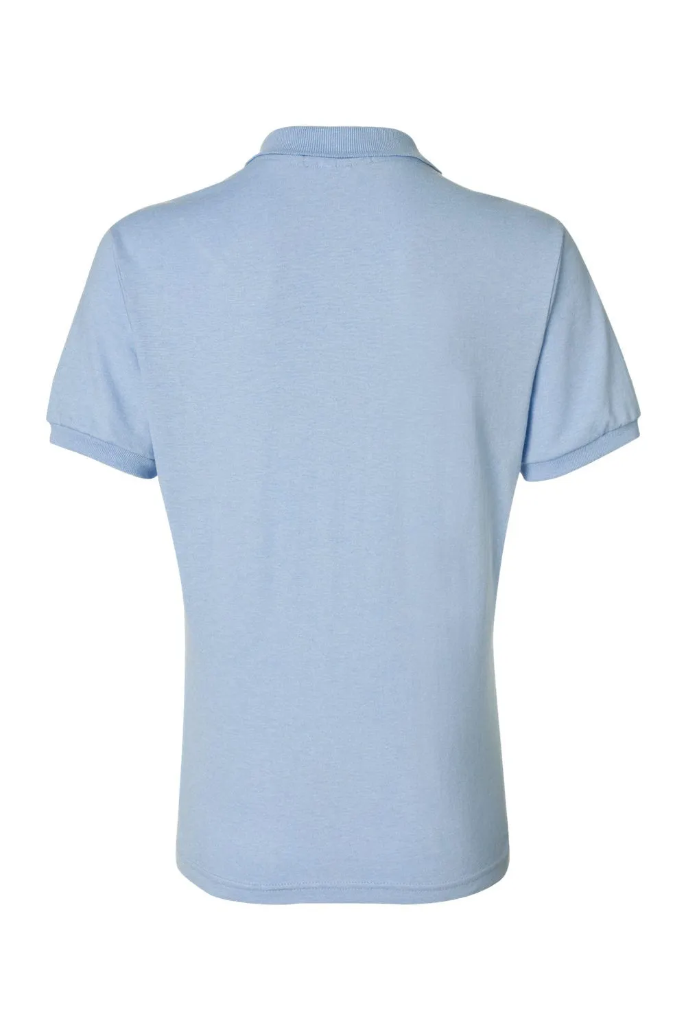 Jerzees Womens SpotShield Stain Resistant Short Sleeve Polo Shirt - Light Blue