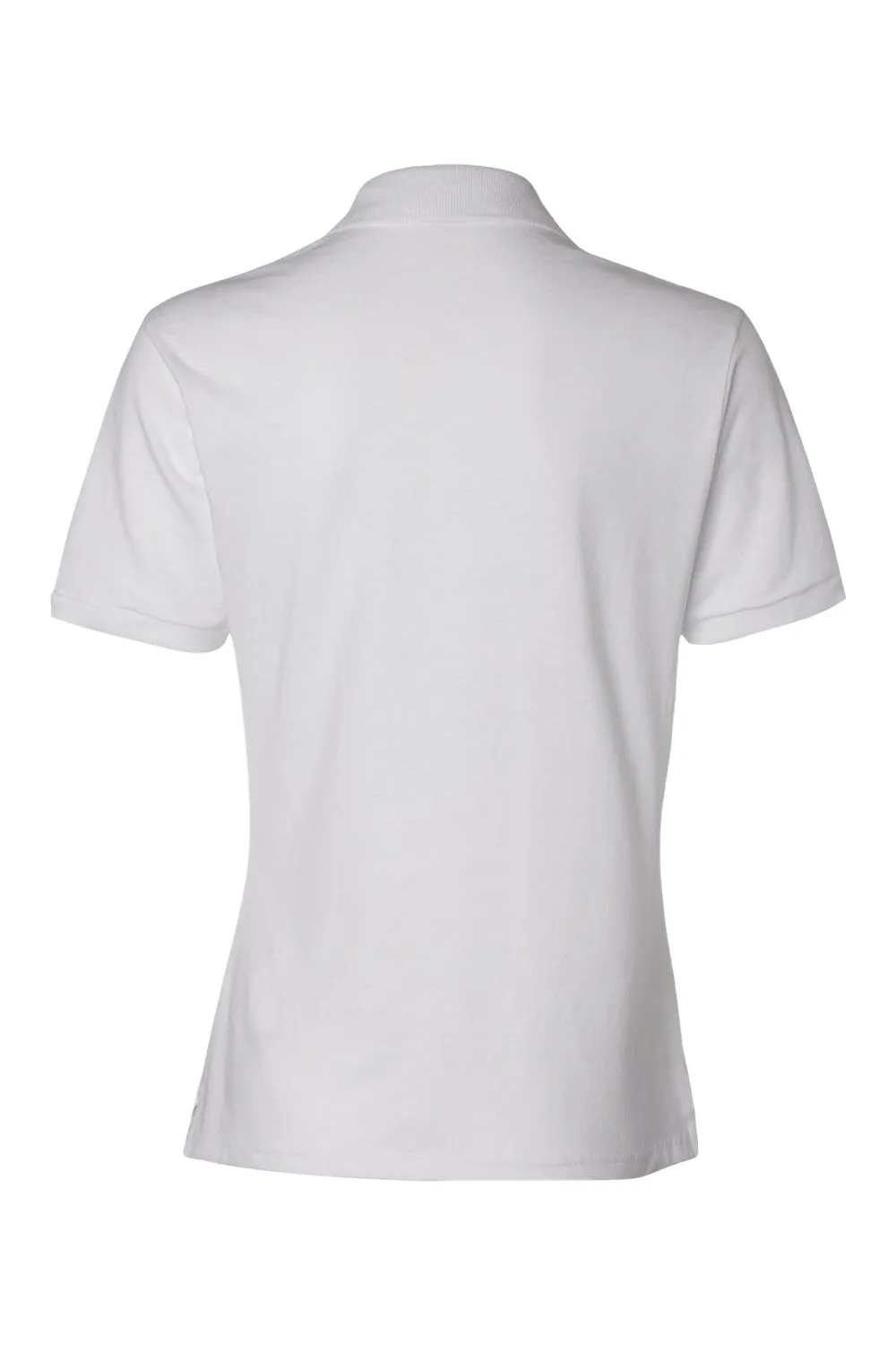 Jerzees Womens SpotShield Stain Resistant Short Sleeve Polo Shirt - White