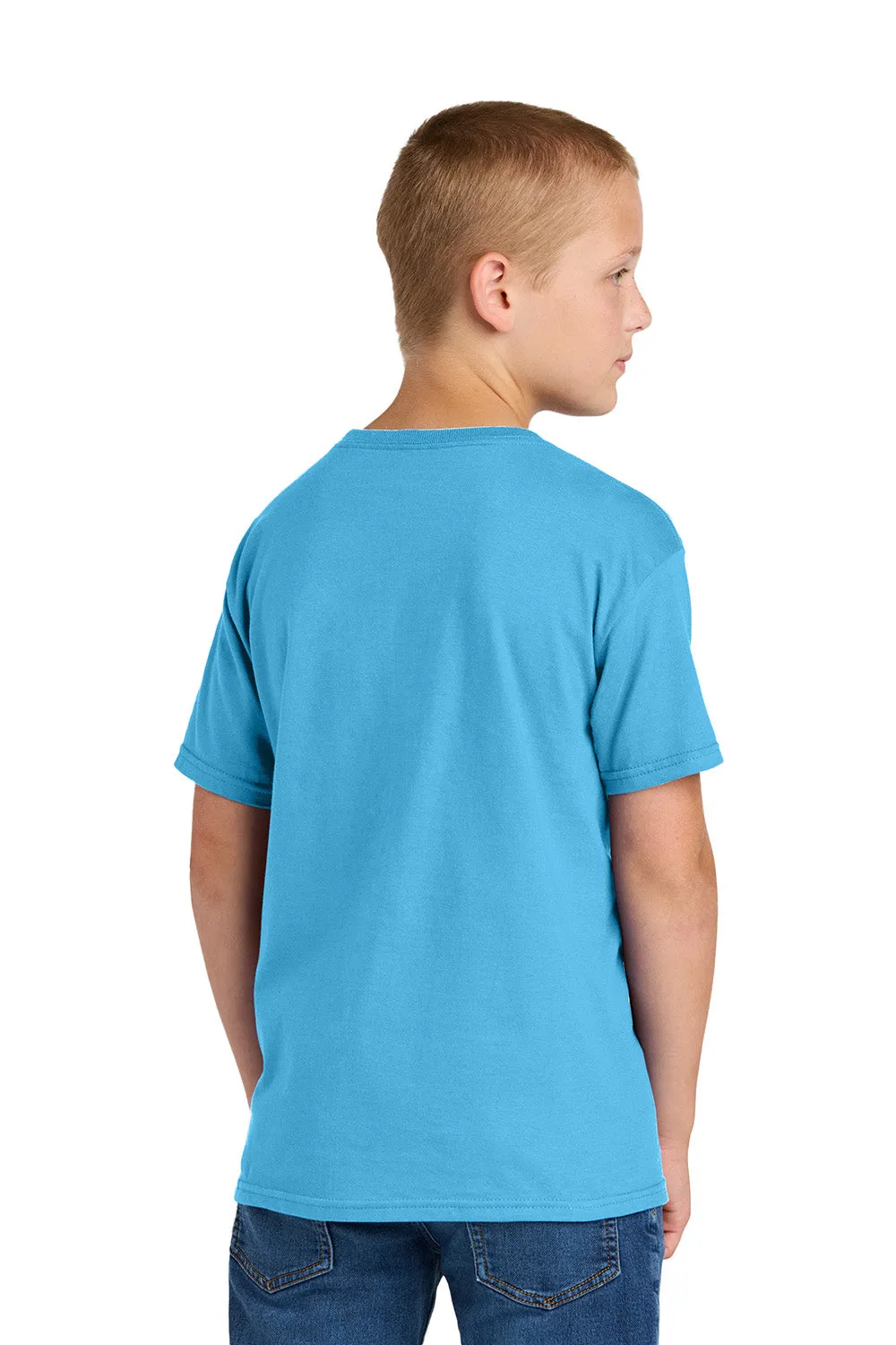 Jerzees Youth Classics Short Sleeve Crewneck T-Shirt - Aquatic Blue