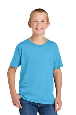 Jerzees Youth Classics Short Sleeve Crewneck T-Shirt - Aquatic Blue