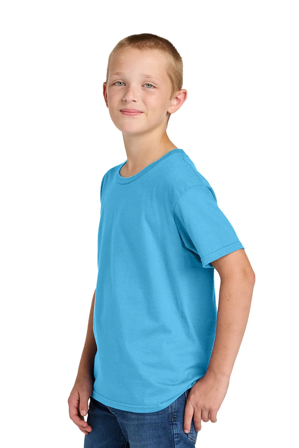 Jerzees Youth Classics Short Sleeve Crewneck T-Shirt - Aquatic Blue