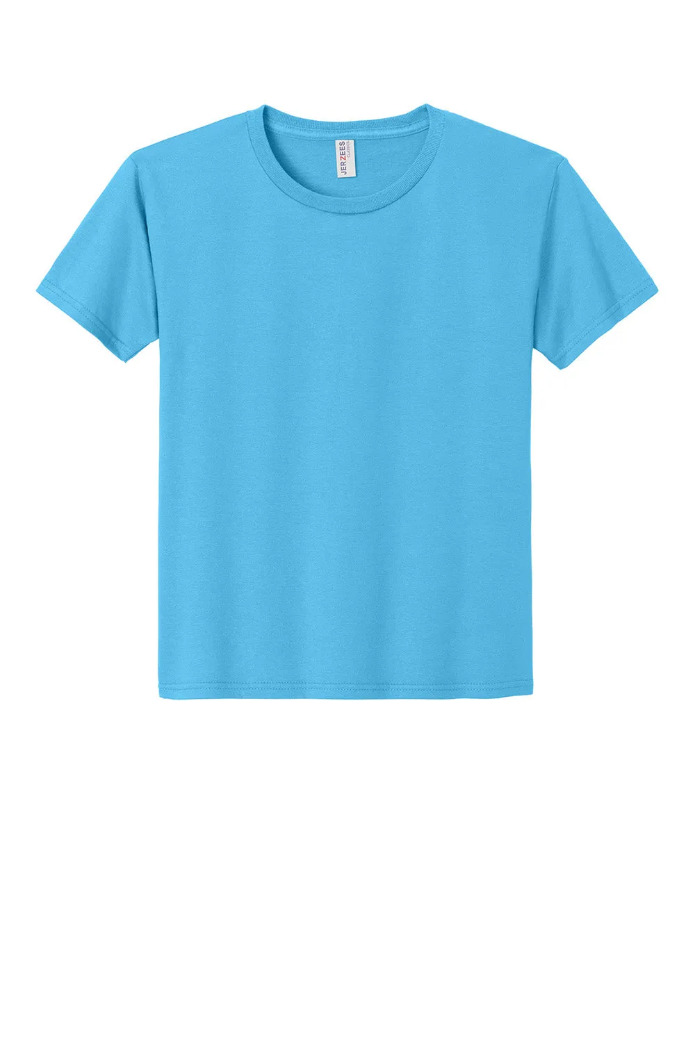 Jerzees Youth Classics Short Sleeve Crewneck T-Shirt - Aquatic Blue