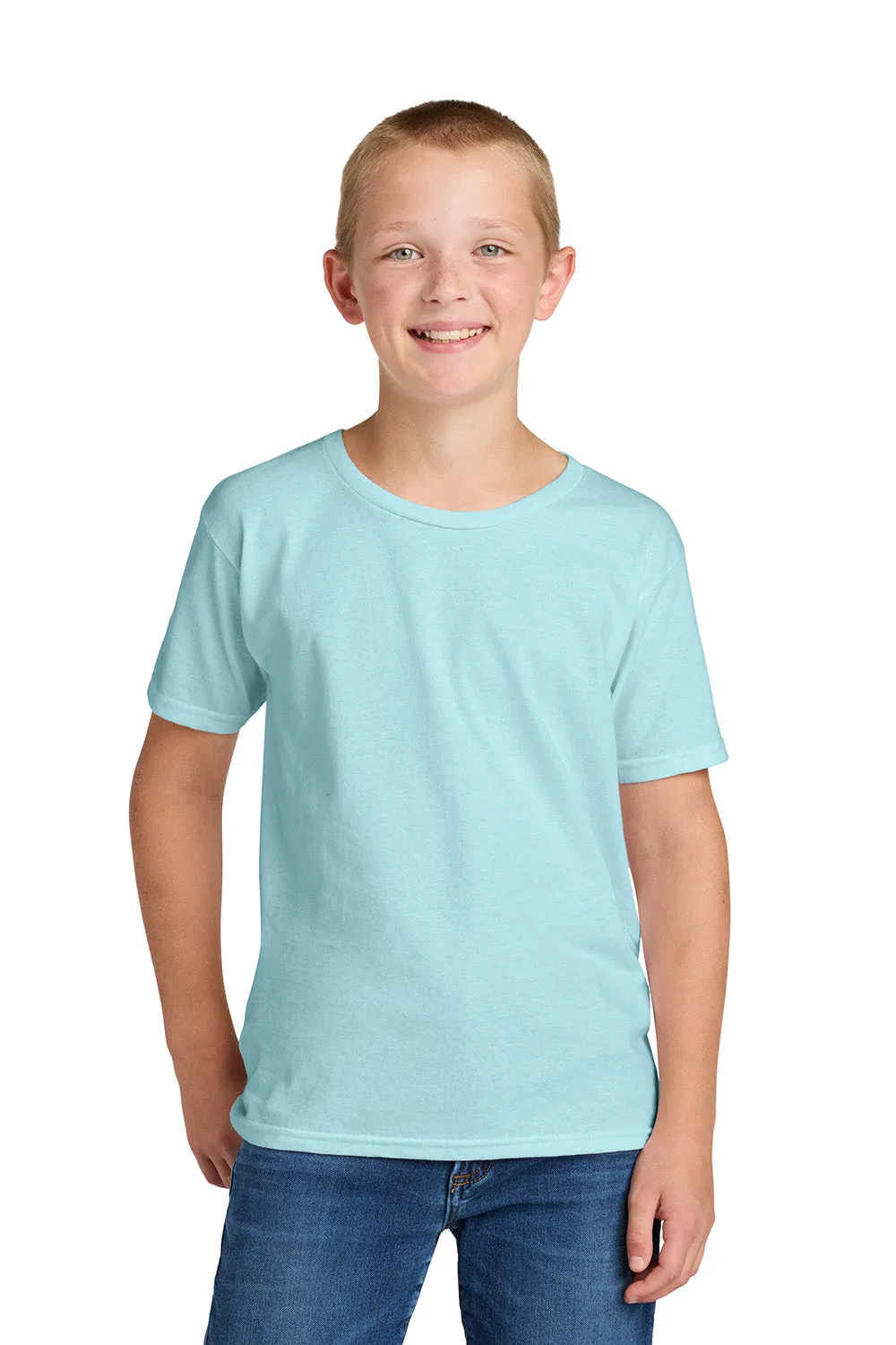 Jerzees Youth Classics Short Sleeve Crewneck T-Shirt - Breezy Blue