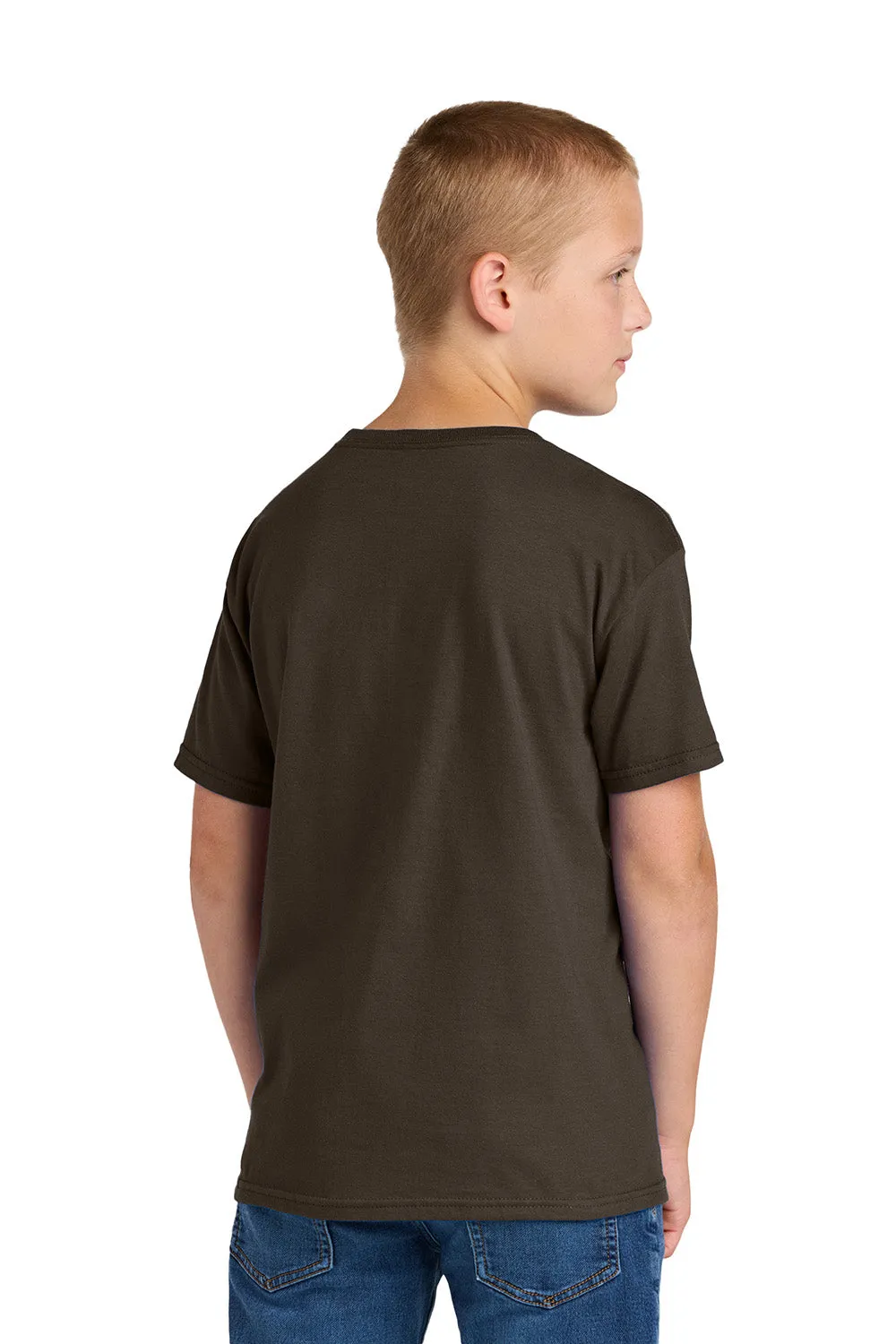 Jerzees Youth Classics Short Sleeve Crewneck T-Shirt - Chocolate Brown