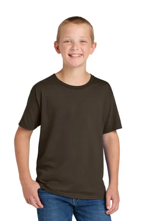 Jerzees Youth Classics Short Sleeve Crewneck T-Shirt - Chocolate Brown